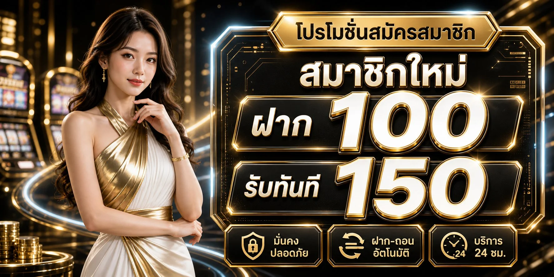 PHARAOH14 แบนเนอร์ทางเข้าเว็บตรง สมัครสมาชิกใหม่